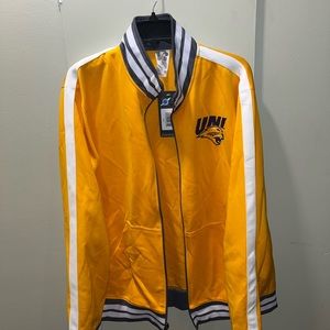 Russell Northern Iowa Yellow Zip Up Jacket